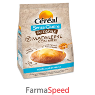 cereal senza glutine integrale madeleine con miele 170 g