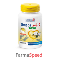 longlife omega 3 - 6 - 9 vegan 750 mg 60 perle