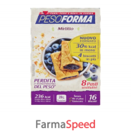 pesoforma biscotti mirtilli 8 pasti 16 biscotti