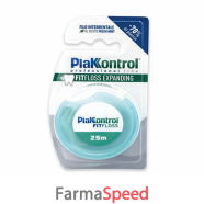plakkontrol fit floss carbon expanding filo interdentale 25 metri