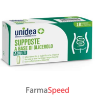 unidea supposte glicerolo 2500 mg 18 pezzi
