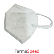 musk mascherina ffp3 white 10 pezzi