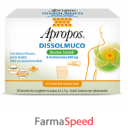apropos dissolmuco 10 bustine solubili