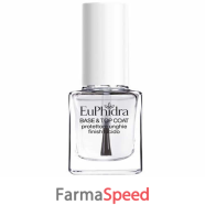 euphidra base&top coat protettivo unghie lucido 10 ml