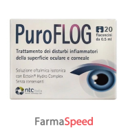 puroflog soluzione oftalmica isotonica 20 flaconcini monodose 