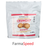 supernova crunchy biscuits lampone e cocco 200 g
