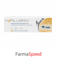 hyalubrix 30 mg 1 pezzo siringa intra articolare acido ialuronico 1,5% 30 mg 2 ml 