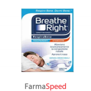 breath right cerotti nasali  trasparenti 30 pezzi