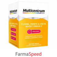 multicentrum boost omega 3 cuore mente e vista 120 mini perle
