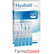 hyalistil -  0,2% collirio, soluzione 20 contenitori monodose 0,25 ml 