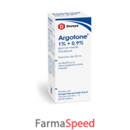 argotone -  1% + 0,9% gocce nasali 1 flacone da 20 ml 