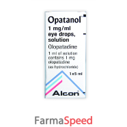 opatanol - 1 mg/ml collirio soluzione 1 flacone da 5 ml
