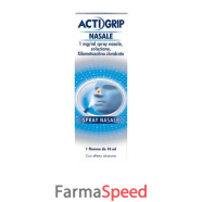 actifed decongest -  1 mg/ml spray nasale, soluzione 1 flacone hdpe da 10 ml 