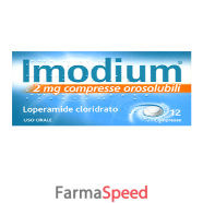 imodium -  2 mg compresse orosolubili 12 compresse 