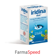 iridina due -  0,5 mg/ml collirio, soluzione flacone 10 ml 