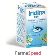 iridina light -  0,1 mg/ml collirio, soluzione 1 flacone 10 ml 