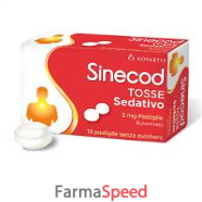 sinecod tosse sed -  5 mg pastiglie 18 pastiglie 