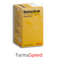 betadine -  10% soluzione cutanea 1 flacone 50 ml 