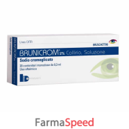 brunicrom -  2% collirio, soluzione 20 contenitori monodose da 0,3 ml 