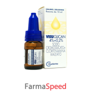 visuglican -  4% + 0,2% collirio, soluzione flacone 10 ml 