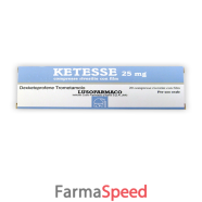 ketesse - 25 mg compresse rivestite 20 compresse
