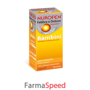 nurofen febbre dolore - bambini 100 mg/5 ml sospensione orale gusto arancia senza zucchero flacone da 150 ml con siringa dosatrice