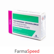 tachipirina orosolubile -  500 mg granulato gusto fragola e vaniglia 12 bustine