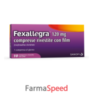 fexallegra - 120 mg compresse rivestite con film 10 compresse in blister pvc/pvdc/al