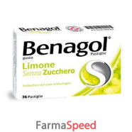 benagol - pastiglie gusto limone senza zucchero 36 pastiglie in blister 