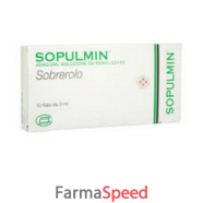 sopulmin -  40 mg/3 ml soluzione da nebulizzare 10 fiale 3 ml 