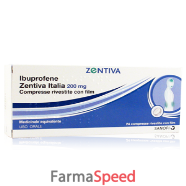 ibuprofene zent it - 200 mg compresse rivestite con film, 24 compresse in blister pvc/al