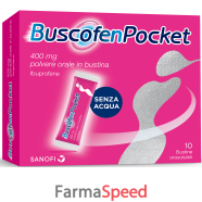 buscofenpocket* orale 10 bustine 400 mg