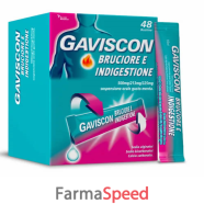gaviscon bruciore e indigestione 48 bustine