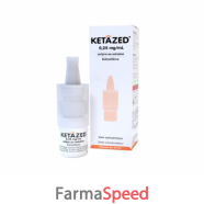 ketazed*collirio 1fl 10ml0,25mg/ml