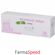 aciclovir alter -  5% crema  3 g 