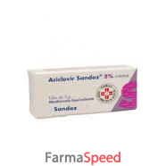 aciclovir sand -  5% crema tubo da 3 g 