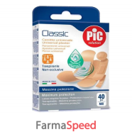 cerotto pic classic mix antibatterico 40 pezzi
