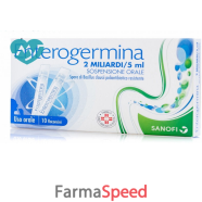 enterogermina -  2 miliardi/5 ml sospensione orale 10 flaconcini 5 ml 