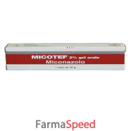 micotef -  2% gel orale 1 tubo da 40 g 