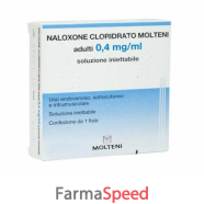 naloxone clor molt - adulti 0,4 mg/ml soluzione iniettabile 1 fiala da 1 ml