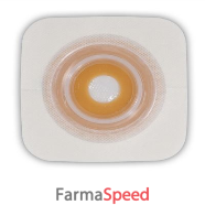 natura+ protezione totale placca in stomahesive con cerotto idrocolloidale e flangia 57mm 5 pezzi