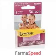 ohropax tappi auricolari silicone 6 pezzi