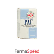 paf - 50% soluzione cutanea flacone 5 g