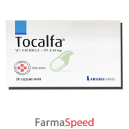 tocalfa -  50.000 ui + 50 mg capsule molli 20 capsule molli 